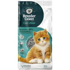 Breeder Celect Recycled Paper Cat Litter 30L, FC13, cat Paper, BreederCelect, cat Litter, catsmart, Litter, Paper